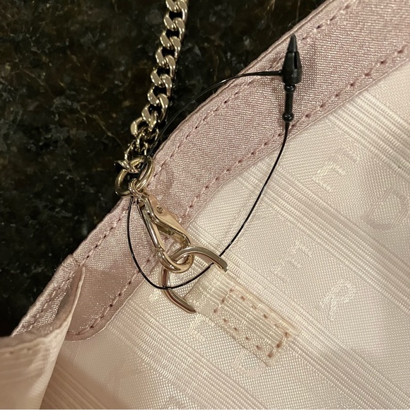 New Ted Baker MINAA Bow Detail Evening Bag, Pale Pink Satin Clutch, Formal Purse - Picture 9 of 16